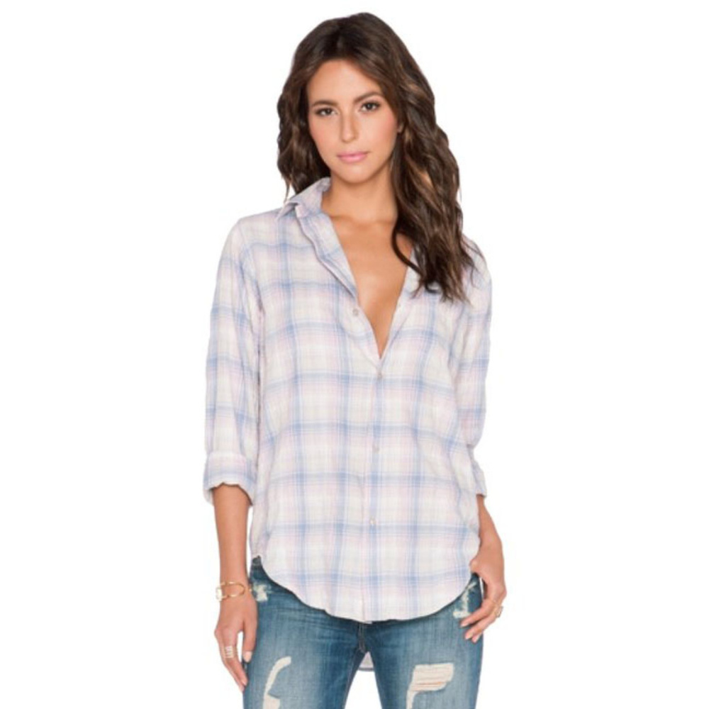 Current Elliot Pastel Plaid Button Down (0)